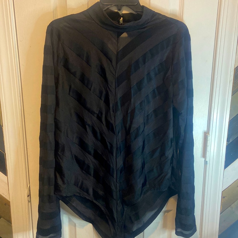 Body suit barely worn sheer like material comfy